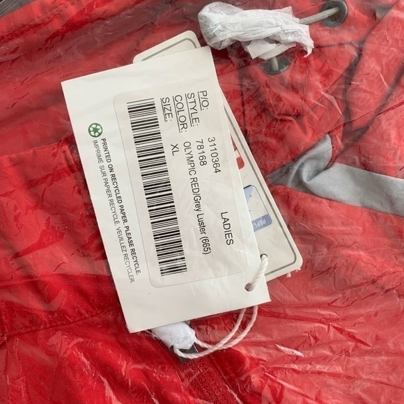 North END Sirius Ladies' Lightweight Jacket Red - Picture 4 of 6